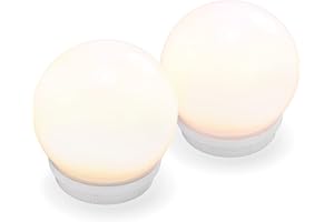 ‎ESOTEC esotec Solar Light Balls Duo Colour, Floating Set of 2, Battery, Solar Light, Round Floating LED Solar Ball, Garden Lover Gift, Pond Balls, Plastic, Outdoor, Weatherproof, Diameter = 15 cm, 102125