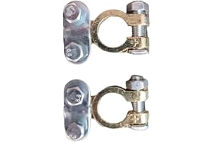 Vidoelettronica® Connettori terminali per batterie per auto Morsetti per batterie 12 / 24V 1 coppia