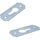 MR.BRACKET 10 ad. &Ccedil;er&ccedil;eve Askısı D&uuml;z Dar Model - Metal Tablo Askı Aparatı - Vidalı Fotoğraf Resim Asma Kancası