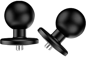 iHYTOON Quad Lock Moto Kit Boule de 1 pouce avec vis de 1/4 "compatible avec support de balle Ram Mounts(R14) *2