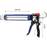 WORKPRO WP224001 230mm Ağır Hizmet Tipi Metal Silikon/Mastik Tabancası