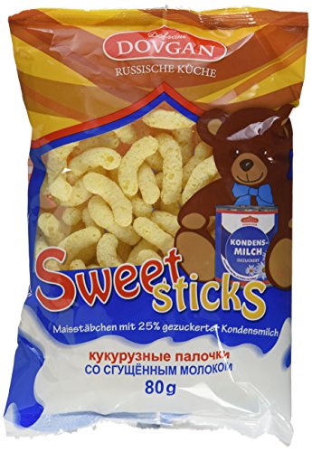Preisvergleich Produktbild Dovgan Maisstäbchen, 8er Pack (8 x 80 g)