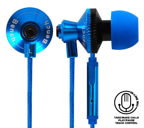 Preisvergleich Produktbild Bench Beat In-Ear Kopfhörer Ohrhörer mit Mikrofon - Blau