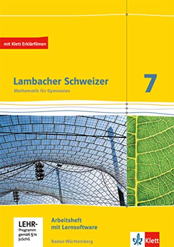 Lambacher Schweizer 7 Schuljahr Arbeitsheft plus Lösungsheft und Lernsoftware BadenWürttemberg