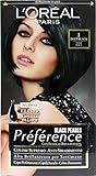 6 paquetes de Preference Champú colorante Black Pearls Deep Black