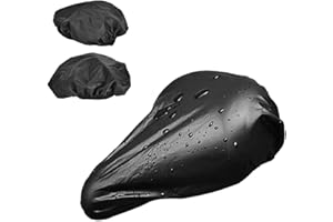 STEELFEVER 2 x Bike Seat Cover, Waterproof Bicycle Seat Cover Rain Cove Saddle Cover