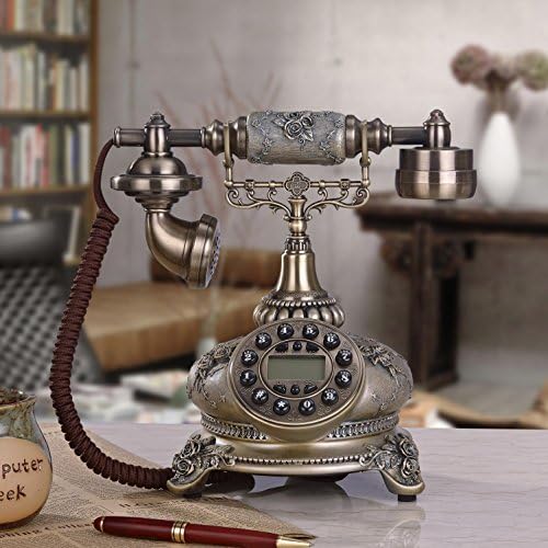 WYDH Creative fashion Korean antique telephone antique phone Office Home retro phone landline