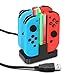 Produktbild Jirvyuk 4 in 1 Ladegerät Nintendo Switch Controller Joy-Con Lade Dock mit LED-Anzeige