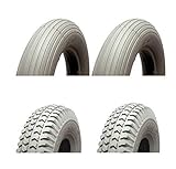 MOBILITY SCOOTER TYRES 300-4 260 x 85 - FULL SET (4) - MOBILITY SCOOTER PNEUMATIC TYRES
