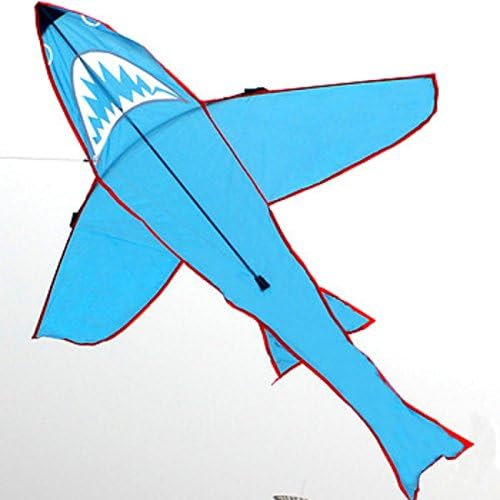 i am bird large single line childrens kids fun outdoor kite,easy flying shark kite in nylon carry bag