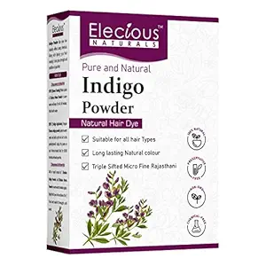 Elecious Indigo Powder for black Hair (200 Grams)