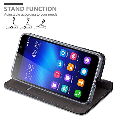 Honor 6 Funda Estilo Libro en AZUL OSCURO NEGRO de Cadorabo Dise o TELO-CUERO-ARTIFICIAL Cubierta Protectora con Cierre Magn tico Tarjetero y Funci n de Suporte Protecci n Carcasa Caja Etui Case Cover Honor 6 Funda Estilo Libro en AZUL OSCURO NEGRO de Cadorabo Dise o TELO-CUERO-ARTIFICIAL Cubierta Protectora con Cierre Magn tico Tarjetero y Funci n de Suporte Protecci n Carcasa Caja Etui Case Cover
