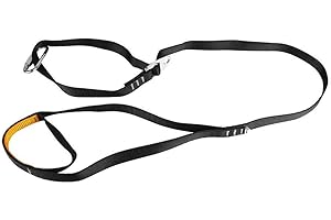 UXSIYA Outdoor Adjustable Climbing Sling Ascenders Foot Ascender Loop Footloop Rising Device for Rescue Rappelling