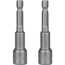 Sourcing Map Magnetische Bits – 10 Mm Innensechskant, 80 Mm Länge, 5 Stück Im Set