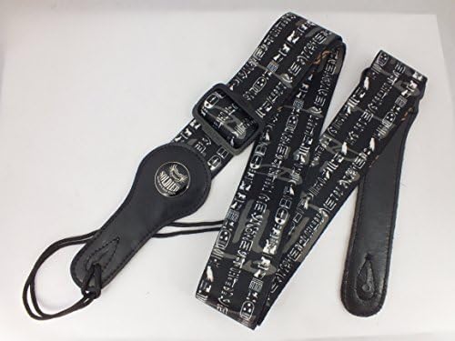 Egyptian HIEROGLYPHICS themed design electric Guitar Strap