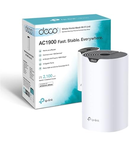 TP-Link Deco S7 AC1900 Whole Mesh Wi-Fi System, Dual-Band