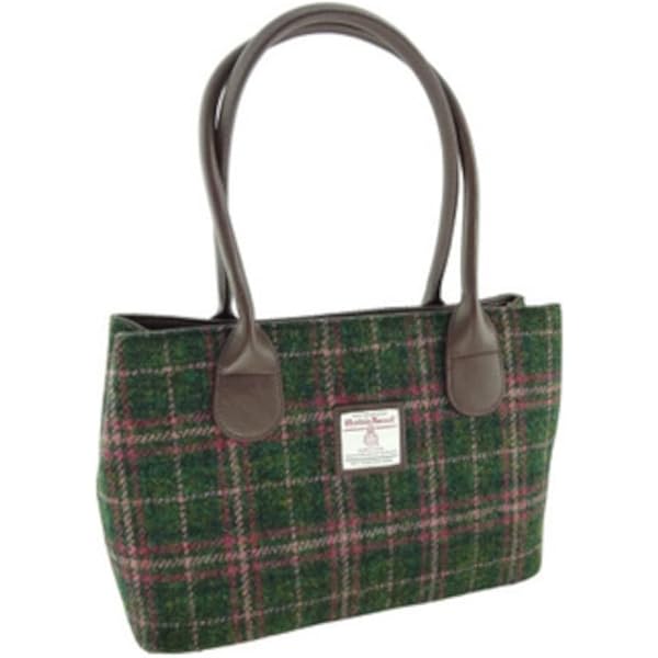 Vagabond Harris Tweed Large Holdall – Kulturtasche 28 Cm, Blau, Made In UK
