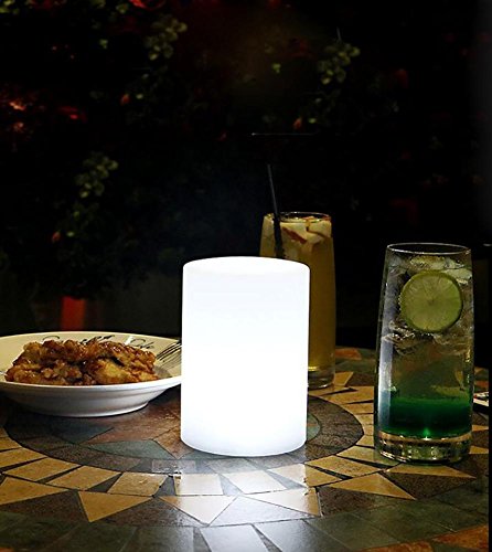 SHIQUNC Floor lamp Creative Charge waterproof Remote control 7 color Wear resistant wear Lighting decoration Applicable to a variety of places