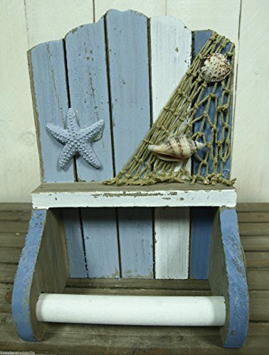 WC Rollenhalter Toilettenpapierhalter 21,5x15cm maritime Dekoration - 5