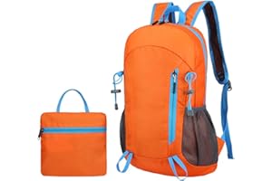 Sahgsa Składany plecak, 20 l, plecak turystyczny o dużej pojemności, ultralekki plecak dla mężczyzn i kobiet, wodoszczelny, outdoorowy plecak sportowy, podróże, wspinaczka górska, wędrówki