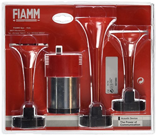 FIAMM Bocinas de Aire triples 921983, Color Rojo