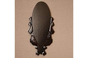 GTK - GEWEIHE & TROPHÄEN KRUMHOLZ Trophäenschild geschnitzt sehr groß Rothirsch Geweih Hirschgeweih AF H55 cm