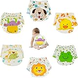 Ateid 6er-Pack Baby Jungen Trainerhose Windelhöschen Unterhose zum Trockenwerden - 2