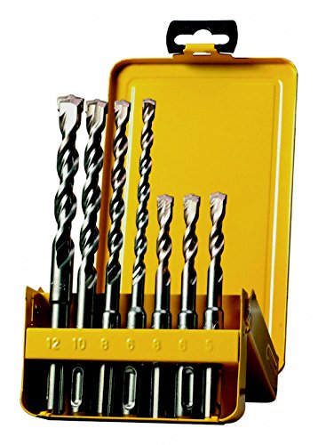 DeWalt DT9701-QZ Extreme2 SDS-Plus Hammerbohrer Set, 7-teilig, in Metallkassette
