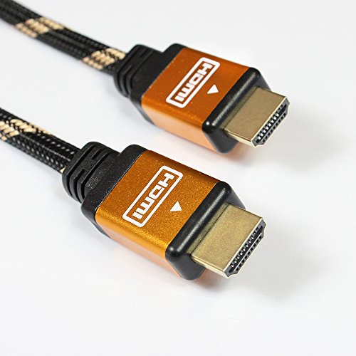 10m PREMIUM HDMI Kabel 1.4a / 2.0 Highend 4K 3D Ethernet FULL HD LCD LED TV Monitor zehn Meter 24K Vergoldet | CEC | ARC | 2160p | Blitzversand | fünf Meter