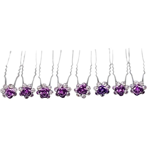 Weddecor Haarnadeln Mit Strass – Elegante Haarspangen Für Hochzeiten, Partys & Als Brautschmuck