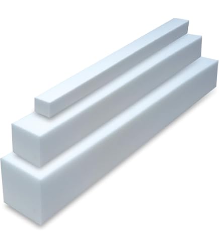 Plaque Mousse Polyuréthane Haute Densité 45D - 50x50cm épaisseur 12 Ou 15cm - Pour Rembourrage Canapé, Matelas, Bricolage