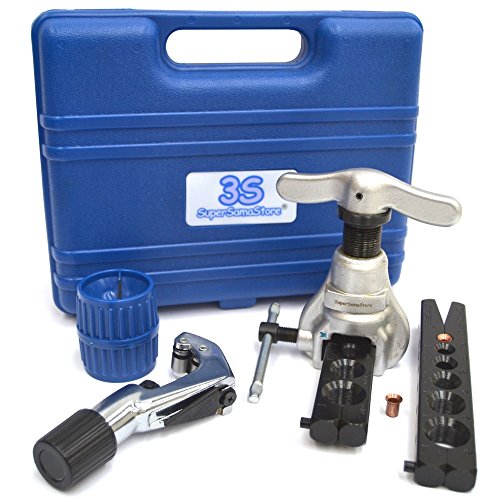 Cartellatrice a frizione - 2 dime tagliatubo e svasatore - da 1/4