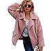 Produktbild Hmeng Women's Casual Reißverschluss Hoodie Solid Long Jacke Sweatshirt Oberbekleidung Plus Größe (Rosa, XL)