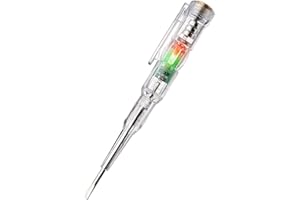 Uadme Tournevis Testeur, Stylo Testeur de Tension, Détecteur de Tension Électrique 70‑250V, Testeurs Electrique, Coque ABS, pour Réparation de Circuit