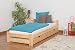 Produktbild Jugendbett / Kinderbett Vollholz Kiefer, massiv, natur, inkl. Lattenrost - 90 x 200 cm (B x L )