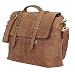 Leaderachi - 100% Pure Genuine Real Vintage Hunter Leather Handmade Unisex Crossover Shoulder Laptop Messenger Bag ["LATINA" (BROWN)] RS.3799.00