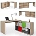 Produktbild Eckschreibtisch 137 x 75 cm Eiche Sonoma - Schreibtisch Arbeitstisch Winkelschreibtisch Bürotisch Winkelkombination