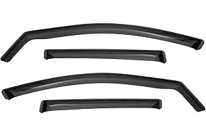 FROSCH Deflectores de Viento diseñados para Volkswagen Golf VII 2012 – 2017, HB, bajo Junta, 4 Unidades.