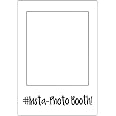 Weddecor Large Social Media Style Photo Booth Prop Selfie Frame Only Insta Photo Booth for Get-together, Corporate Event, Birthday, Wedding, Parties