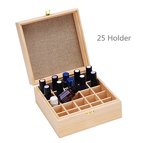 gbtree 25-bottles ätherisches Öl Feld Tragetasche enthält 25 5,10,15 ML und 10 ml Flaschen Öl Fällen für ätherische Öle - 2