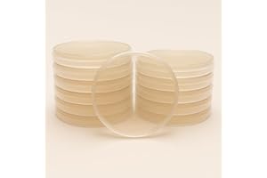 MIGLE Nutrient Agar Plates 12 pcs to Grow Microorganisms, LB dishes, Science Fair project, Bacteriological grade