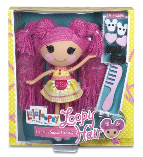 Lalaloopsy Crumbs Sugar Cookie Loopy Hair Doll