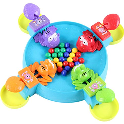 Preisvergleich Produktbild Hungrige hungrige Frösche kreative Desktop-Spielwaren interaktives Spaß-Brettspiel für Kinder Bead Spiel, um die Schwalbe die Perlen zu füttern Frosch schluckt das Desktop-Spiel Frosch HKFV