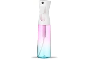 Hisdricus Spruzzino per capelli,Spruzzino nebulizzatore,Nebulizzatore acqua,Adatto per spruzzare prodotti per la cura della pelle, Lacche per capelli, Pulizie generali e lavoro in giardino (300ml)