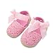 Itaar Baby Girls Shoes Crochet Knit Soft Sole Bow First Walker Toddler Sandals