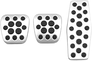 MSDDWL brake pedals For Vauxhall For Corsa Cascada Zafira For Buick Manual/Auto Stainless Steel Car Pedal Pads Cover pedal pads(MT)