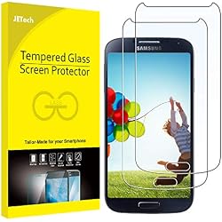 JETech 0820- Protector de Pantalla para Samsung Galaxy S4, Vidrio Templado