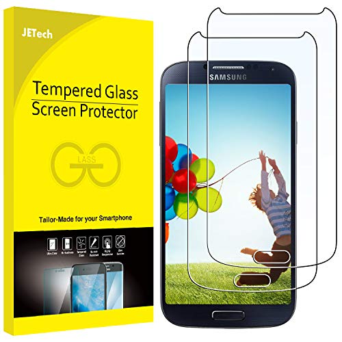 JETech 0820- Protector de Pantalla para Samsung Galaxy S4, Vidrio Templado