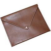 2K PU Leather A5 SMALL SIZE File Folder Document Holder Waterproof Portfolio Envelope File Folder Case A5 Snap File 19.5X24.7CM