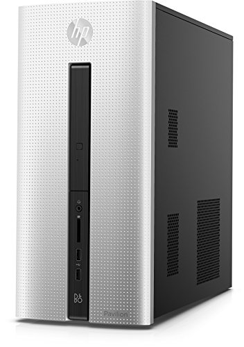 HP Pavilion (560-p078ng) Desktop PC (Intel Core i5-6400, 8 GB RAM, 1 TB HDD, 512 GB SSD, AMD Radeon RX 460-Grafikkarte, SuperMulti-DVD-Brenner mit Ultra-Slim-tray, Windows 10 Home 64) silber - 3